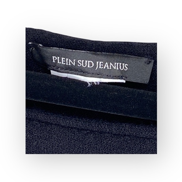 Plein Sud JEANIUS ☻ Asymmetrical Cashmere Sweater Tunic Bat Wing Dress ☻︎ Black - Picture 7 of 14